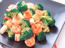 Itamemono (Shrimp,Broccoli,Mayonnaise)