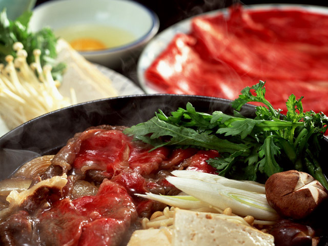 Sukiyaki in a private room in fancy Ginza?